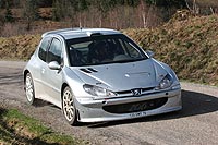 Essais 206 Super 1600 avec Bryan Bouffier