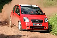 Essais C2 R2 Max terre avec Sébastien Ogier et Simon Jean-Joseph