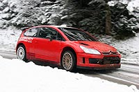 Essais C4 WRC avec Conrad Rautenbach