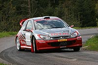 Essais 206 WRC avec Nicolas Bernardi et Patrick Henry