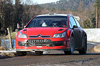 Essais C4 WRC avec Sébastien Ogier et Conrad Rautenbach