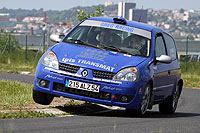 Essais sponsors Clio Ragnotti avec Hervé Montagne
