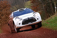 Essais DS3 WRC terre avec Peter Van Merksteijn Jr