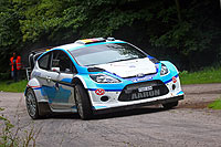 Essais Fiesta WRC avec Aaron Burkart