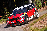 Essais Mini WRC avec Dani Sordo et Kris Meeke
