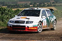 Essais Fabia WRC avec Alexandre Bengué